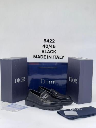 حذاء لوفر رجالي من ماركة ديور Dior باللون الاسود