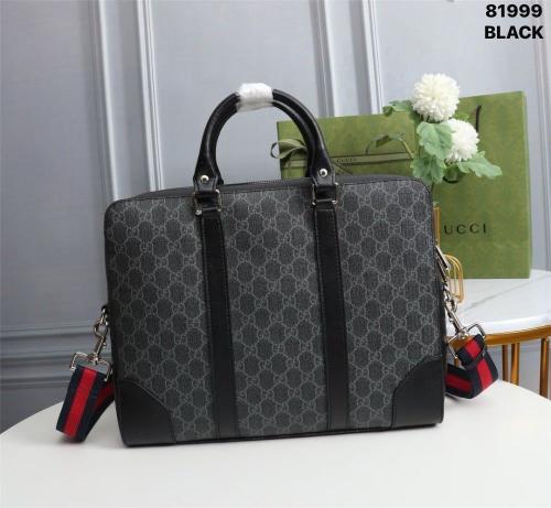 حقيبه لابتوب من ماركه غوتشي (Gucci) مديل"GG Black