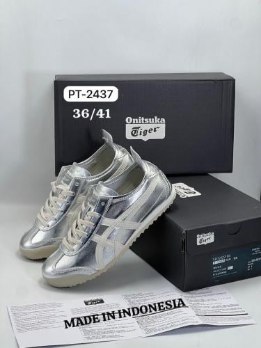 حذاء أونيتسوكا تايجر فضي لامع – الأكثر طلبًا الآن