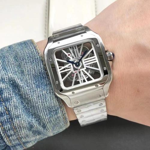 ساعة يد رجالي (ميكانيكية) من ماركة كارتير (Cartier...