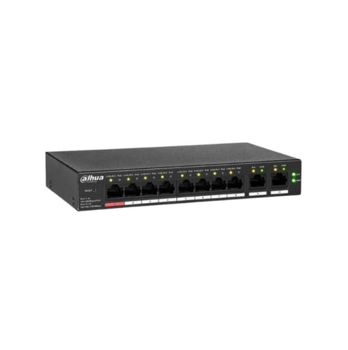 سويتش Dahua CS4010-8ET-110 مكتبي بـ10 منافذ PoE سح...