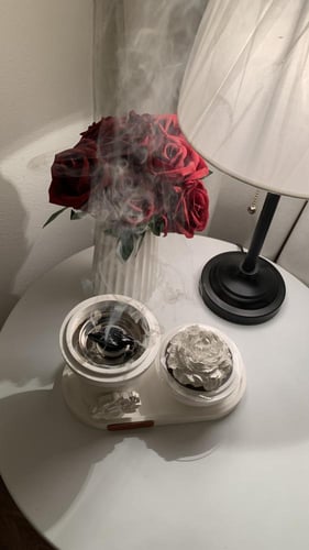 طقم مبخره بالصحن وعلبه البخور