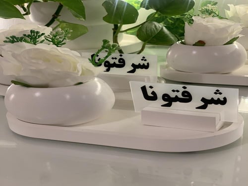 قواعد استاند مع الاكريلك