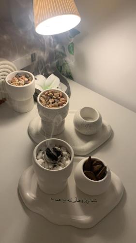 طقم مبخره بالصحن مع علبه البخور ناعمه