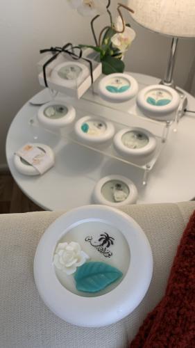 شمعه حلقه دائره كتابه داخل الشمعه