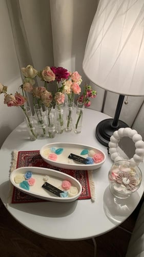 شمعة بيضاوي متوسط