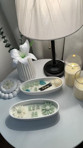 شمعة بيضاوي متوسط