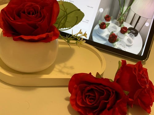 أطقم ضيافة رش نقاط اسود مع اكريلك اوكرت