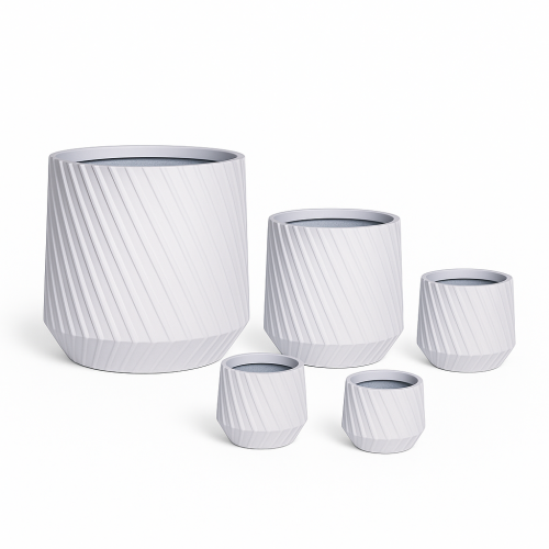 مراكن فايبر كود H010-427-S5 ابيض