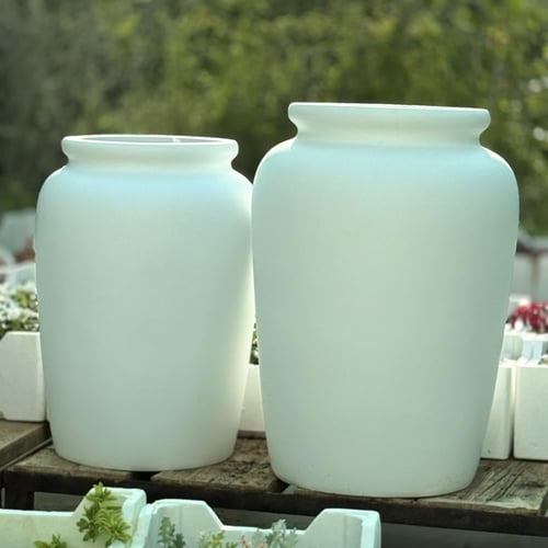 احواض فايبر كبيرة بلونين