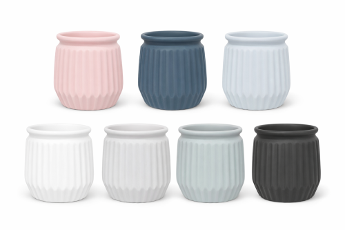 فازات سيراميك متعددة الألوان مقاس 8*8سم