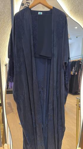 حرير مغسول مشجر و الكم دنتيل