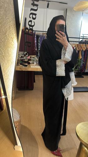 كريب اسود ناعم للعيد