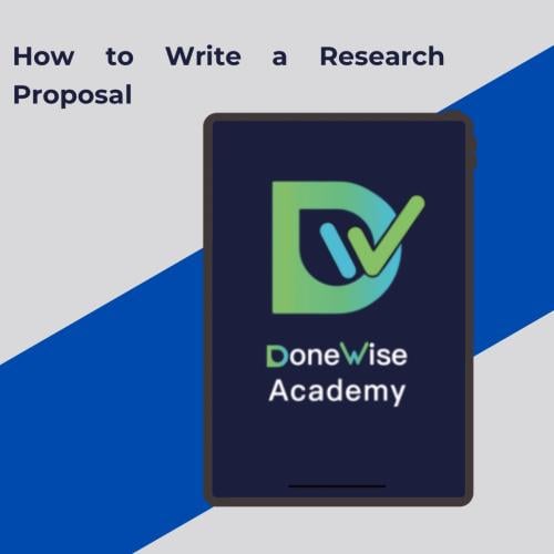 ‏How to Write a Research Proposal