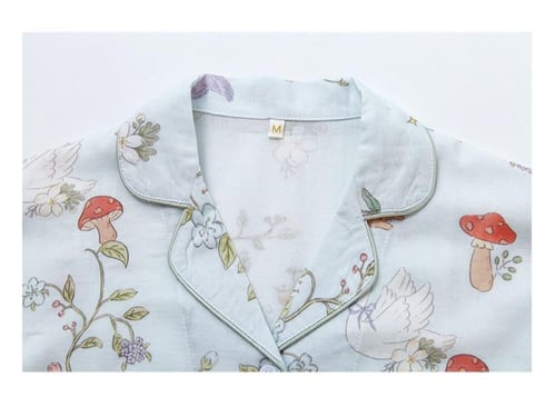 بيجامة البجعة والحيوانات اللطيفة بتفاصيل أنيقة