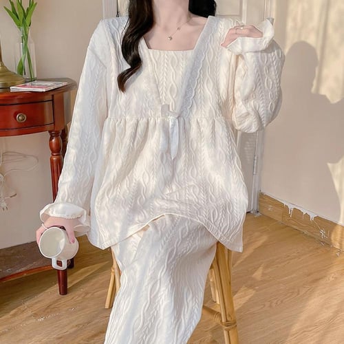 بيجاما الأمومة ( الأدفأ ) بتفاصيل أنيقة للأم-مناسب...