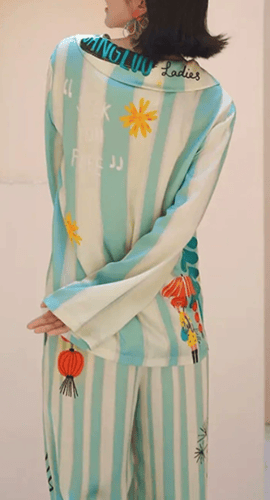 بيجاما الصيف الجذابة بطبعات منعشة