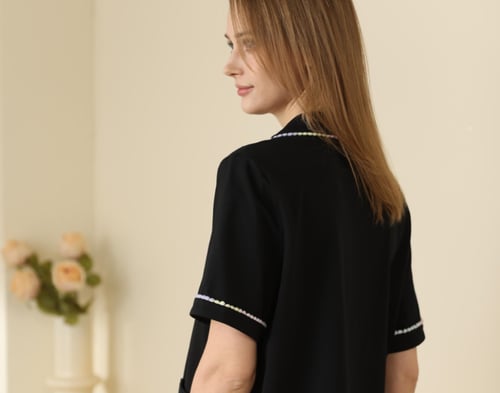 بيجاما القطن الأنثوية بتصميم راقي وأنيق