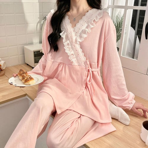 بيجاما القطن المشروط الناعم والبارد