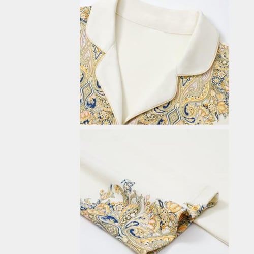 بيجاما القطن الناعمة بتفاصيل أنيقة وفاخرة