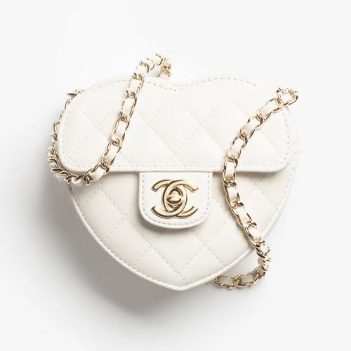 Chanel heart bag