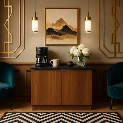 Modern Coffee Corner / Buffet