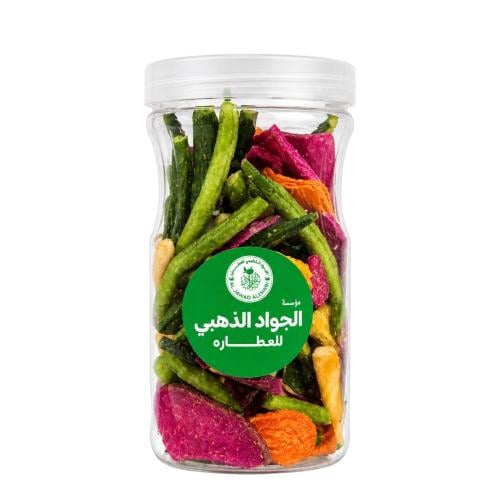 Premium Crispy Mixed Vegetable Chips Jar