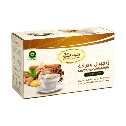 Qutoof Alwadi Ginger & Cinnamon Herbal Tea