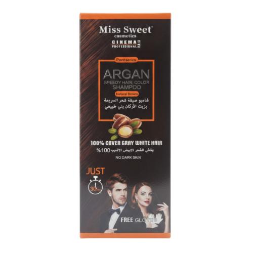 شامبو صبغة الشعر السريعة بزيت الأركان من Miss Swee...