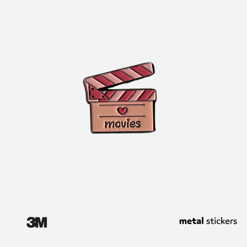 ملصق معدني clapperboard