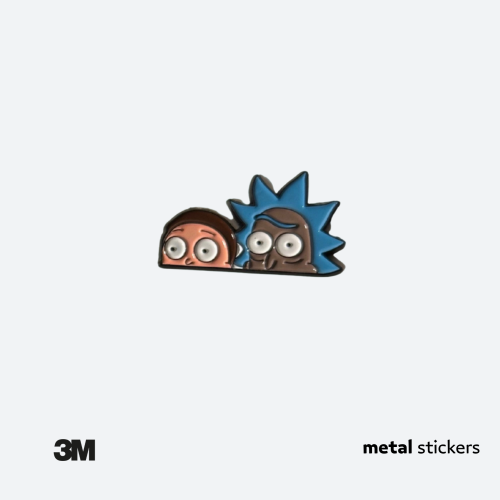 ملصق معدني ريكي اند مورتي Rick and Morty