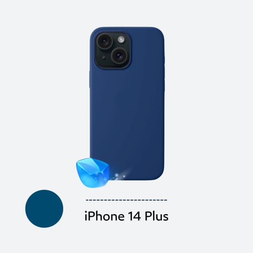 كفر حماية ون دانك سيليكون لهواتف ايفون اللون الأزر...