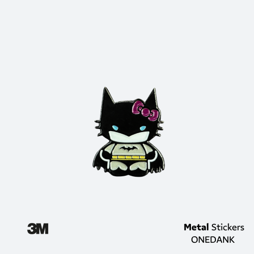 ملصق معدني باتمانة | Metal Sticker Batman Girl