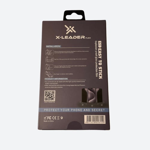 شاشة حماية مع ايطار تركيب ذاتي iPhone ملاقيف (اختر...