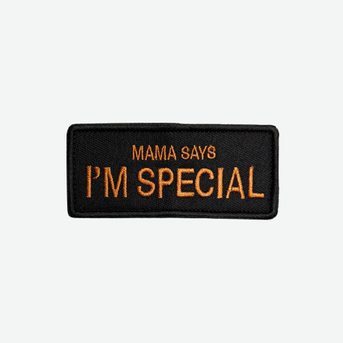 شعار قماشي امي تقول انني مميز | Mana Says i’m spec...