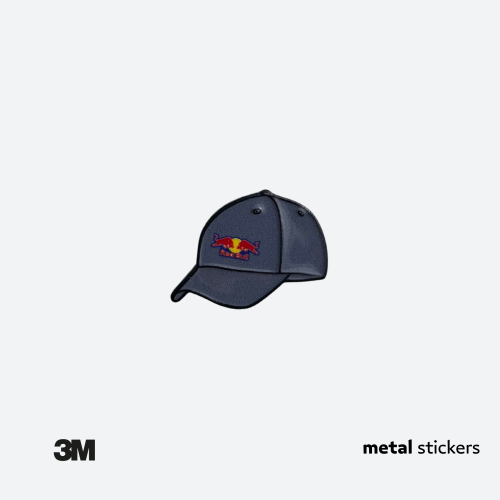 ملصق معدني قبعة RedBull