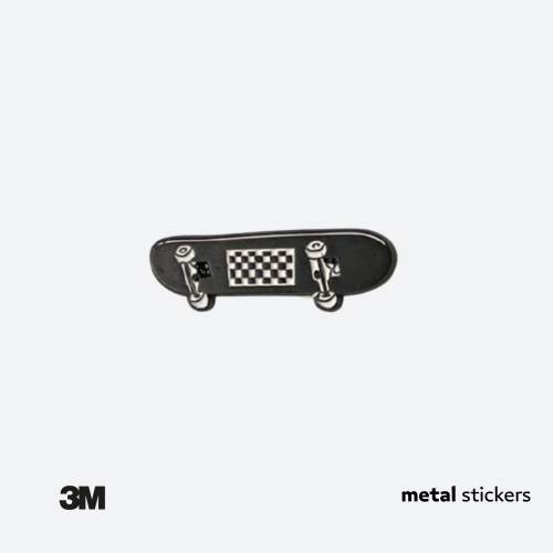 ملصق معدني skateboard
