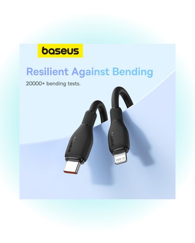 سلك شاحن Baseus 2m type-c to lightning