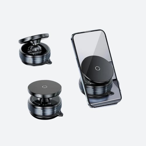 حامل جوال مغناطيسي شفط 360, Vacuum Suction Magneti...