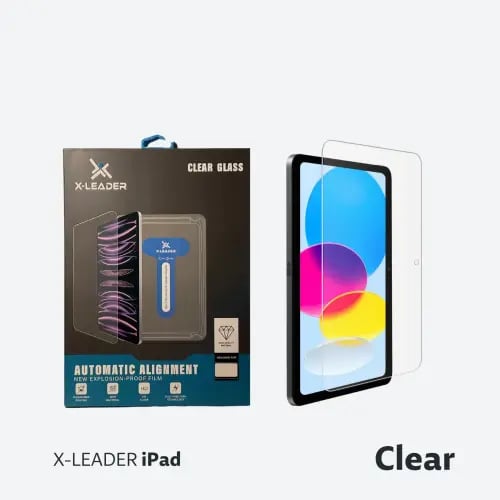 شاشة حماية مع ايطار تركيب ذاتي iPad ( اختر نوع جها...