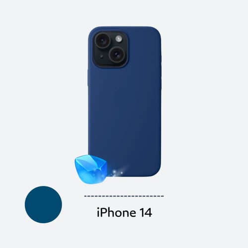 كفر حماية ون دانك سيليكون لهواتف ايفون اللون الأزر...