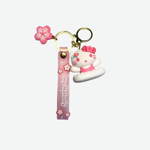 ميدالية وعلاقة مفاتيح هالو كيتي | Hello Kitty Keyc...