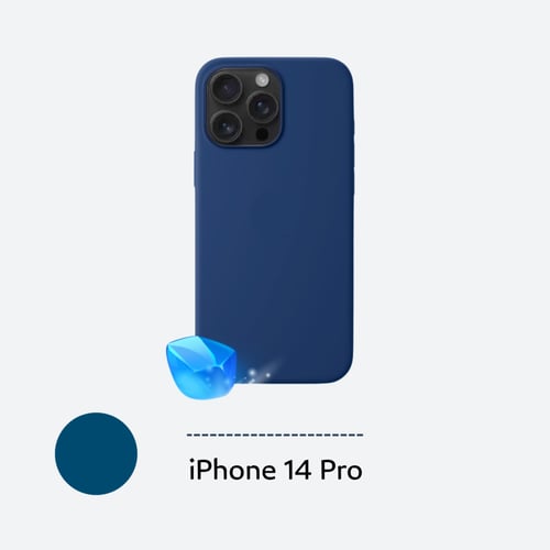 كفر حماية ون دانك سيليكون لهواتف ايفون اللون الأزر...