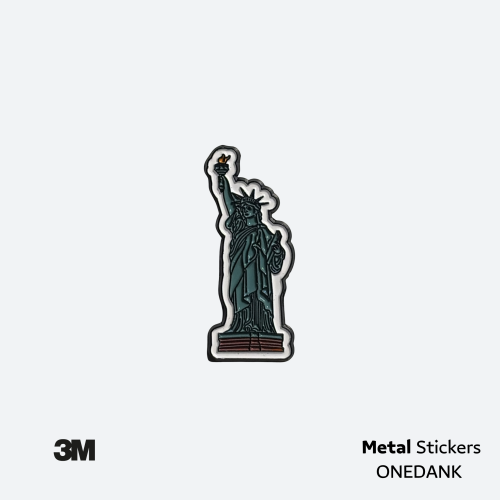 ملصق معدني تمثال الحرية | Metal Sticker Statue of...