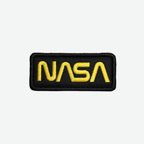 شعار قماشي ناسا اصفر | Yellow NASA Patch