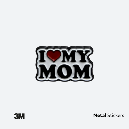 ملصق معدني I love My Mom
