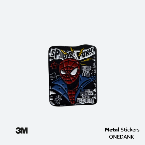 ملصق معدني سبايدرمان | Metal Sticker Spider Man