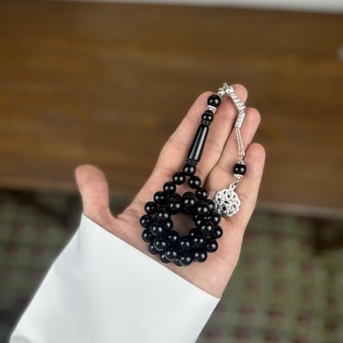 سبحة بكلايت اسود صك