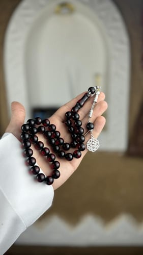 سبحة بكلايت جامبو عنابي حرباء