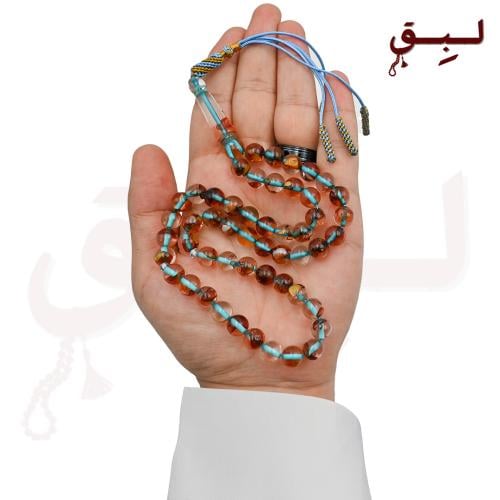 سبحة بكلايت معتق شفاف